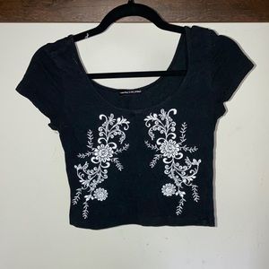 CUTE FLORAL CROP TOP
